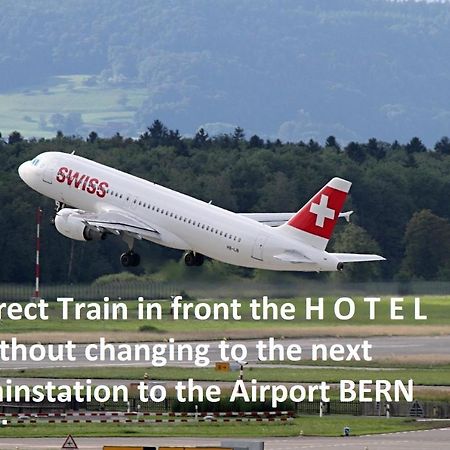 Hotel16 By Messe & Stadion Suisse In Minuten & Late Check-In Schupfen Exterior photo