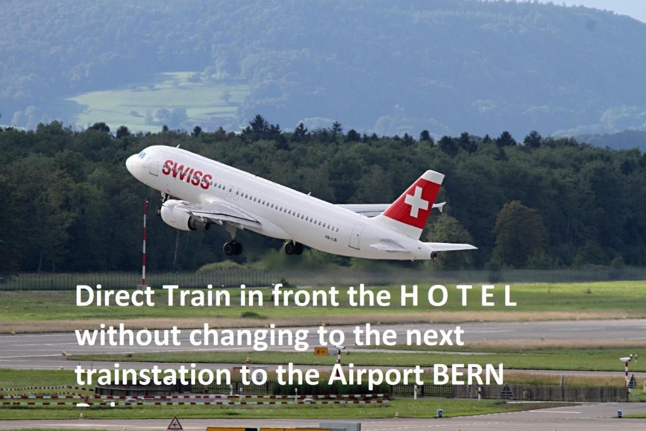 Hotel16 By Messe & Stadion Suisse In Minuten & Late Check-In Schupfen Exterior photo